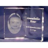 Personalised Open Glass Book